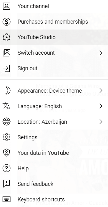 youtube studio